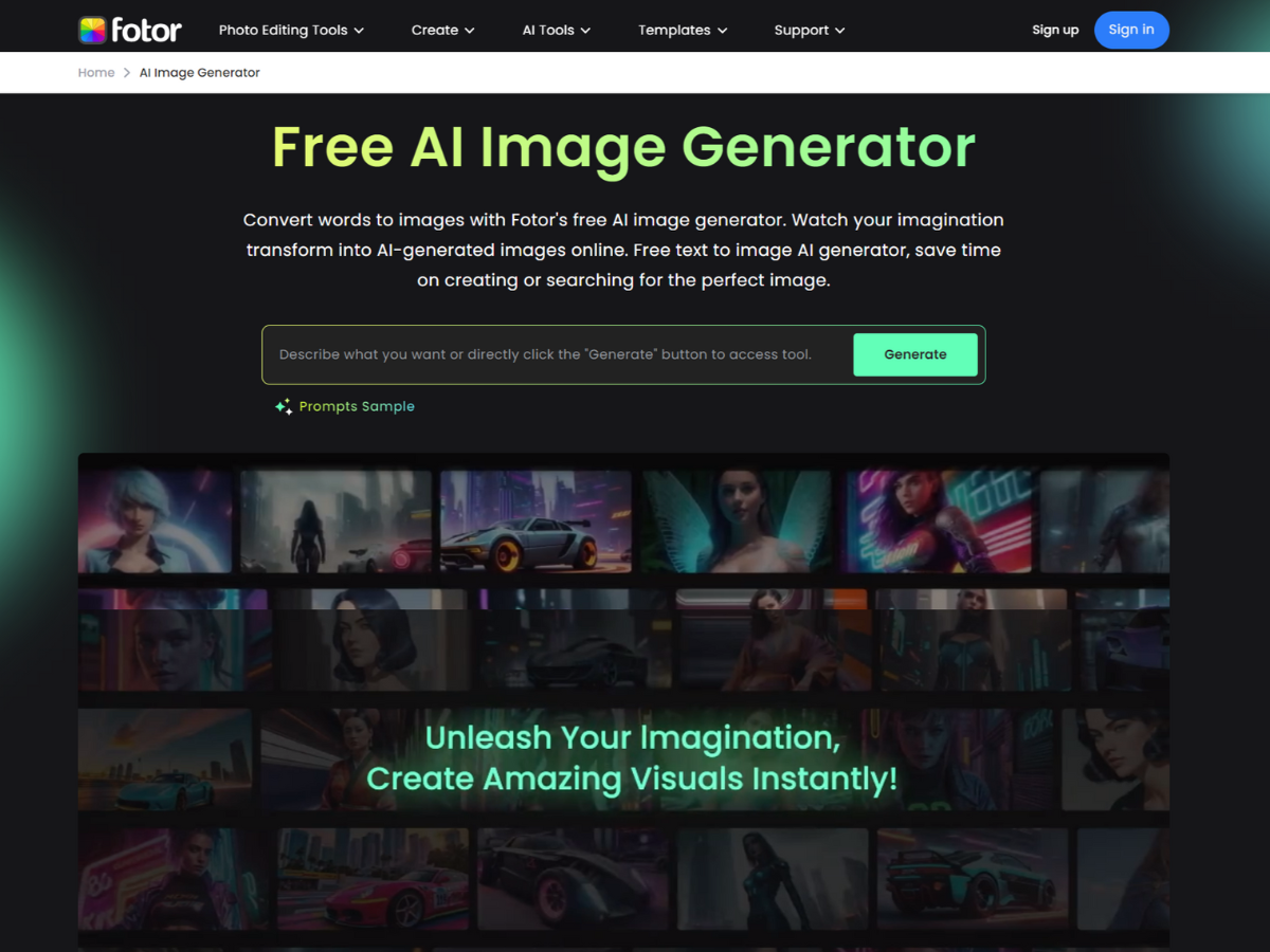 Fotor_Free-AI-Image-Generator-Text-to-Image-Online