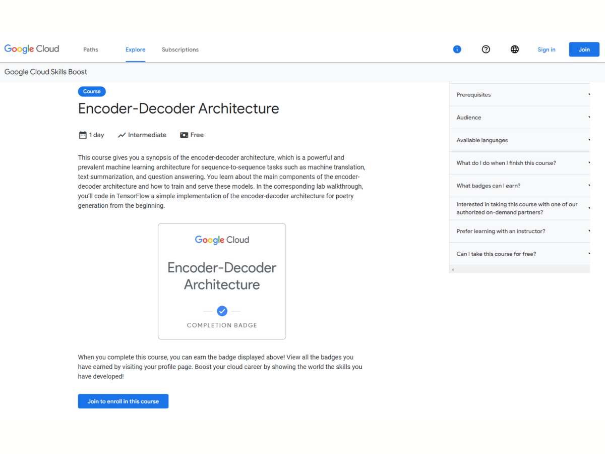 एनकोडर-डिकोडर आर्किटेक्चर (Encoder-Decoder Architecture)