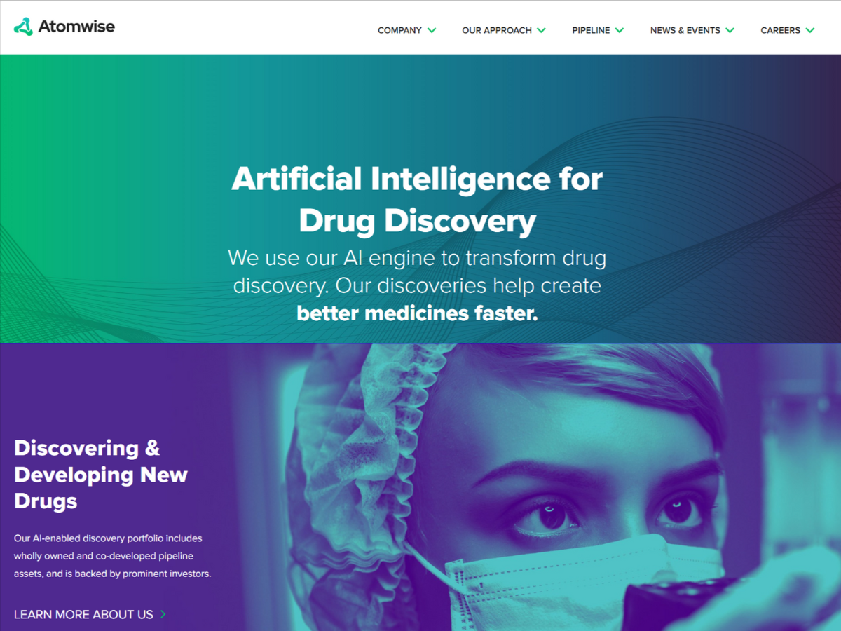 बायोमेडिकल इंजीनियरिंग में Generative AI और ML_Atomwise-–-Better-medicines-faster